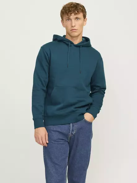 Jack&Jones huvtröja för herr Star Hood djup kricka - Huvtröjor för herrar - 136852 - 2