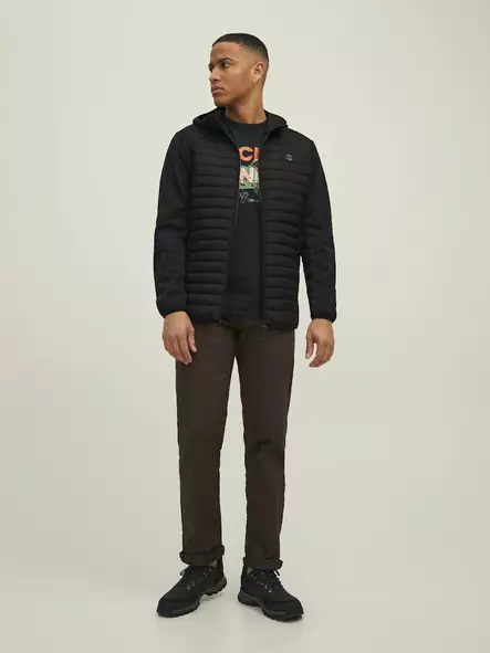 Jack&Jones Jacka JJEMULTI svart/i-skinn - Jackor och parkas för herrar - 139462 - 2