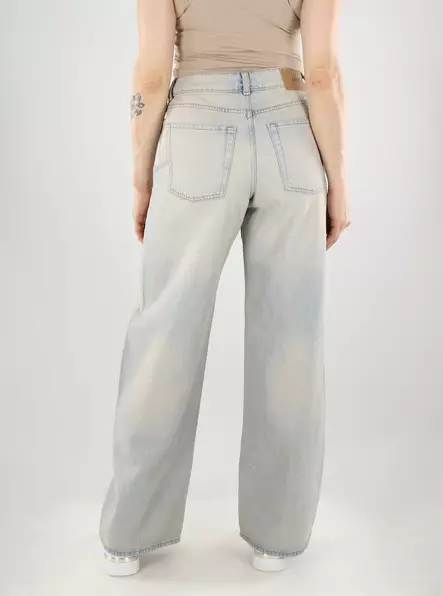 JJXX damjeans Oslo JXWIDE MW ljusblå denim - Jeans för damer - 140422 - 2