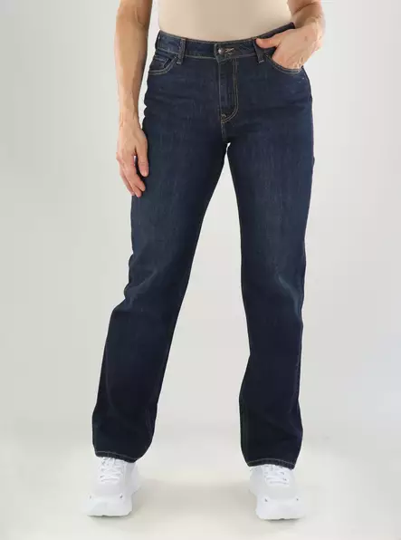 JJXX Jeans JXNICE SL-STRA MW blå denim - Jeans för damer - 141432 - 1