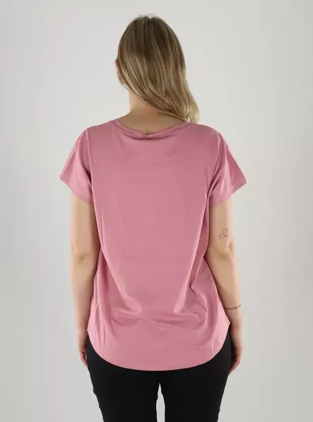 Only Play T-shirt ONPAUB-SPARA PÅ LÖSA SKOR Lila/v.Deco ro - Sport T-shirts för damer - 141312 - 2