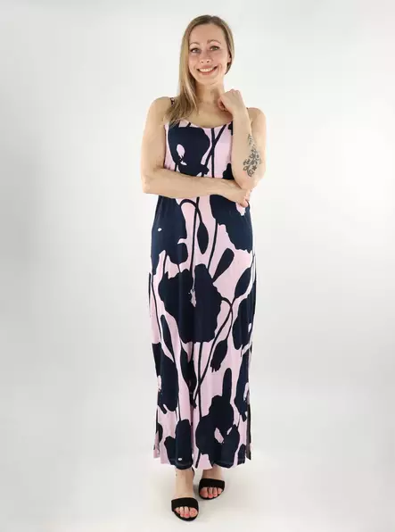 Vila lång jersey klänning blåsig orkidé/blomma - Klänningar och tunikor - 138262 - 1