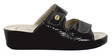 Golden Fit Slip-ins 714 svart glansig - Arbetsskor för damer - 125922 - 1