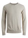Jack & Jones Emil beige tröja - Stickat för herrar - 134422 - 7