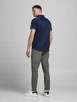 Jack & Jones kortärmad herr skjorta Blaparma slit fit, vit, blå - Skjortor för herrar - 128712 - 3