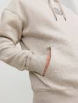 Jack&Jones Hoodie Cosmo hood vit melerad - Huvtröjor för herrar - 134082 - 2