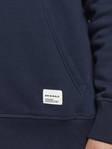 Jack & Jones herr huvjacka Tons hood, mörkblå, brun - Huvtröjor för herrar - 129052 - 4