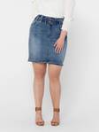 Only Carmakoma Jeanskjol Amy life blå - Kjolar - 126582 - 1