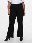 Only Carmakoma svarta dam byxor med stretch Pever flared, Plus size - Byxor för damer - 128812 - 1