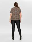 Only Carmakoma Plus size dam coated byxor Punk reg svart - Byxor för damer - 124822 - 3