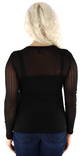 Only Tröja Luna new mesh svart - Långärmade tröjor för  damer - 127552 - 2