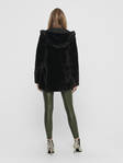Only dam fuskpälsjacka huva Malou faux fur svart - Lätta jackor för damer - 129632 - 5