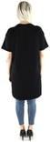 Pieces oversized t-shirt klänning Ria, svart, vit - Klänningar och tunikor - 128272 - 3