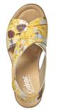 Rieker Sandaler med kilklack V35H6-90 gul - Rieker sandals - 128722 - 3