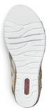 Rieker Sandaler med kilklack V35H6-90 gul - Rieker sandals - 128722 - 4