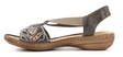 Rieker dam Sandaler med Antistress-sulan 608B9-45 grå - Rieker sandals - 130562 - 2