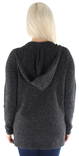 Vero Moda mjuk dam kofta med huva Doffy hood svart - Stickat för damer - 129232 - 2