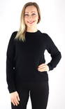 Vila Tröja Dalo o-ringad, svart - Stickat för damer - 132672 - 1