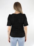 Only dam t-shirt V-ringad svart - T-shirts för damer - 136162 - 2