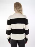 JJXX randig damtröja Chick bone vit/svart - Stickat för damer - 136932 - 2