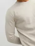 Jack&Jones herrtröja Eemil oatmeal - Stickat för herrar - 137272 - 6