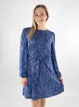 Vila klänning O-Neck bijou blå/tri - Klänningar och tunikor - 137392 - 1