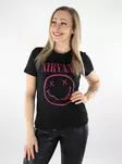 Only dam t-shirt Nirvana svart/leende - T-shirts för damer - 137422 - 1