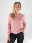 Vero Moda damtröja NEWNEWLEX Stitch Raglan rosa elegans - Stickat för damer - 139152 - 1