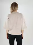Only damtröja Pullover 3/4 pumice stone - Stickat för damer - 139692 - 2