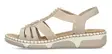 Rieker damsandaler med bred läst 66201-62 beige - Rieker sandals - 140622 - 2