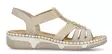Rieker damsandaler med bred läst 66201-62 beige - Rieker sandals - 140622 - 3
