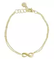 Snö of Sweden Armband Everly dubbelkedja guld - Armband - 141592 - 1