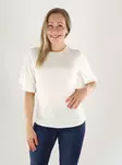 Aware by Vero Moda T-shirt AWNAVARO 2/4 O-NECK TOPP snövit - T-shirts för damer - 141322 - 1