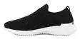 Migant glitter sneakers för damer A923-129 svart - Migant sneakers - 138062 - 3