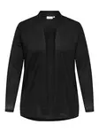 Only Carmakoma dam plus size cardigan V-ringad svart/sol - Stickat för damer - 140002 - 1