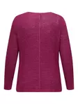 Only Carmakoma plus size tröja Ny Foxy granita - Stickat för damer - 137062 - 2