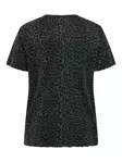 Only Carmakoma Plus Size tryckt T-shirt tvättad fantom/femme power - T-shirts för damer - 137802 - 2