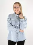 Something New jeansskjorta/jeanjacka dam Shaket ljusblå jeans - Jeansjackor för damer - 137882 - 1