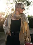 Veniz Halsduk 62877 beige/ockra - Halsdukar för damer - 137732 - 2