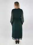 Vila klänning V-ringad LS Midi scrab - Klänningar och tunikor - 138942 - 2
