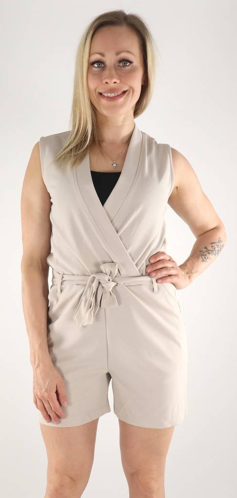 JDY Playsuit Honey geggo grey - Shorts och capribyxor för damer - 133712 - 1