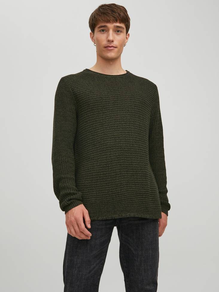 Jack&Jones Tröja Phil rosin/twisted - Stickat för herrar - 132132 - 1