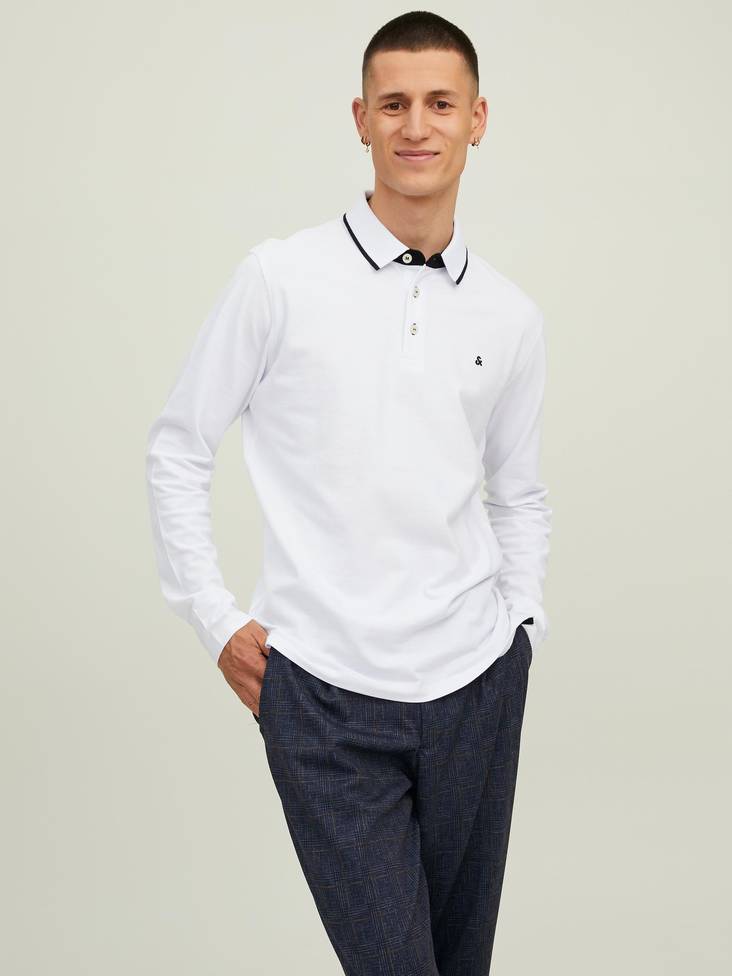 Jack&Jones Skjorta Paulos polo vit - Tröjor för herrar - 132562 - 1
