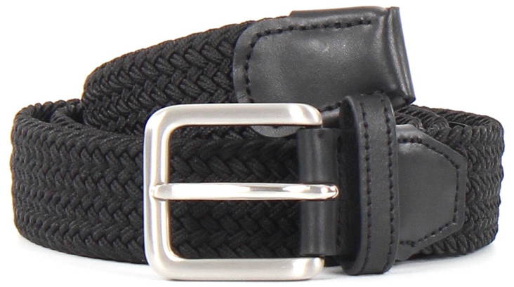 Jack & Jones herr flätad bälte Spring woven svart - Bälten för herrar - 124032 - 1