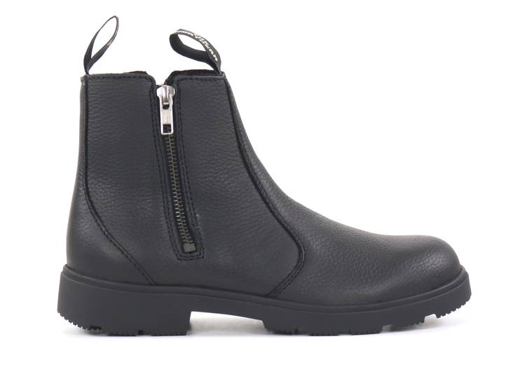 Nature Footwear ankelstövlar i hjortskinn för kvinnor Tora svart - Stövletter och kängor för damer - 132202 - 1