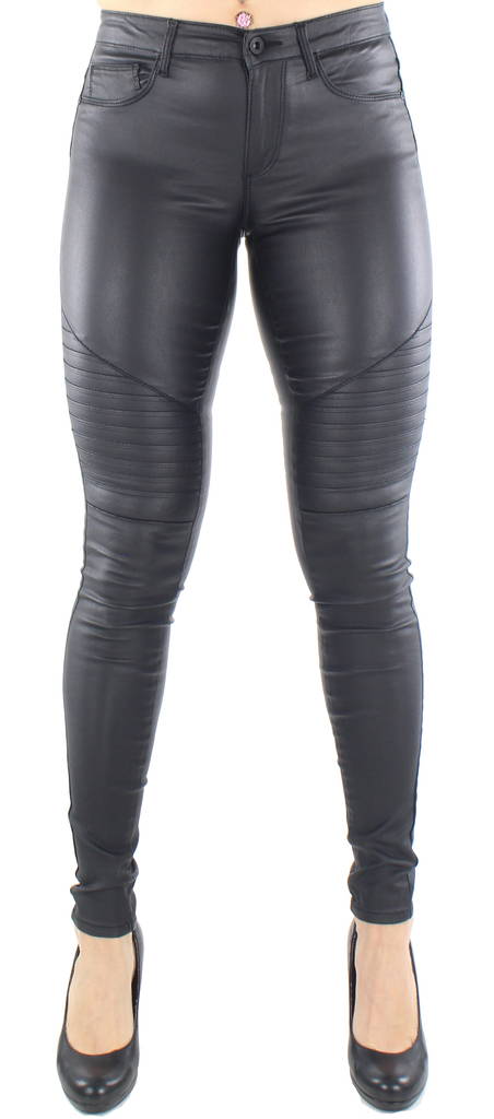 Only dam byxor New royal reg coated svart - Byxor för damer - 127262 - 1