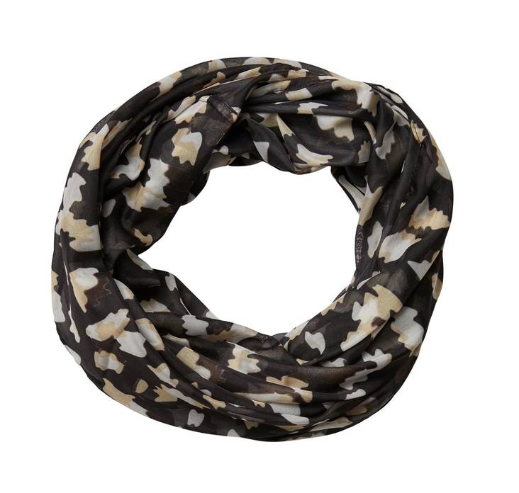 Pieces Tubscarf Najana svart/leodo - Halsdukar för damer - 135442 - 1