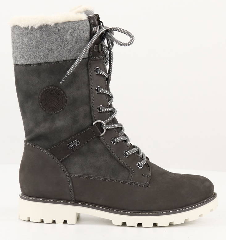 Rieker Remonte dam stövletter med hög skaft D8474-45 grå - Rieker ankelboots - 129522 - 1