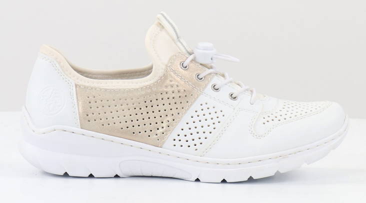 Rieker Promenadskor L3254-80 vit/multi - Rieker promenadskor - 133152 - 1