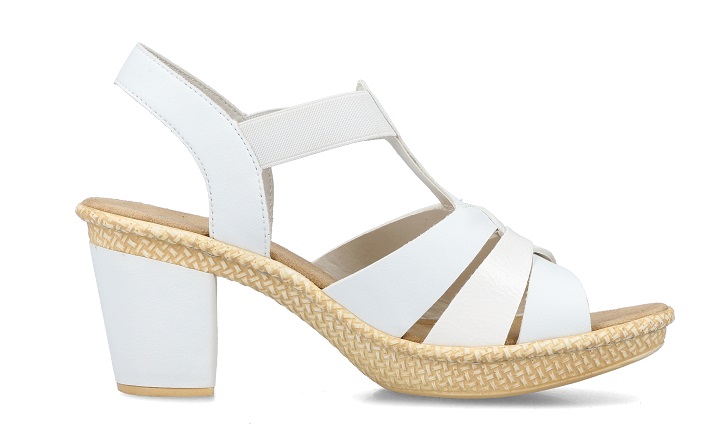 Rieker damsandaler 665K3-80 vit - Rieker sandals - 135732 - 1